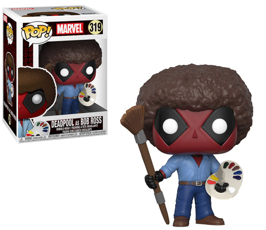 Funko Pop! Deadpool As Bob Ross - Marvel - #319
