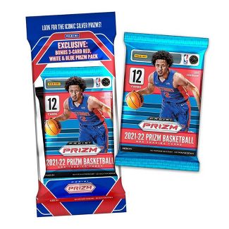 2021-22 Panini NBA Prizm - NBA Trading Cards (1 Pack + Bonus Pack)