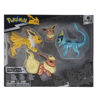 Pokemon Select Evolution Multi-Pack Battle Figures: EEVEE, FLAREON, JOLTEON, VAPOREON