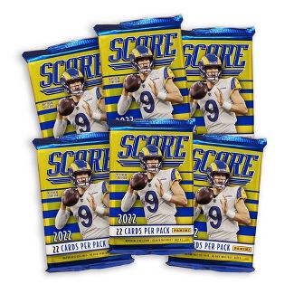 2022 - SCORE -NFL TRADING CARDS - 6 packs