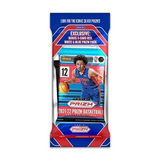 2021-22 Panini NBA Prizm - NBA Trading Cards (1 Pack + Bonus Pack)