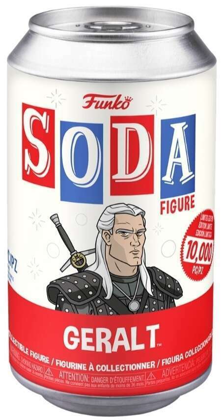 Funko Soda Collectible - Geralt - Netflix - The Witcher - 10,000 PC