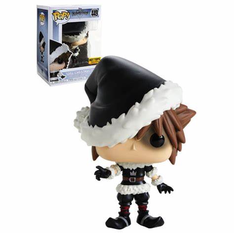 Funko Pop!  SORA (Christmas Town) -  Kingdom Hearts - Vaulted - #449