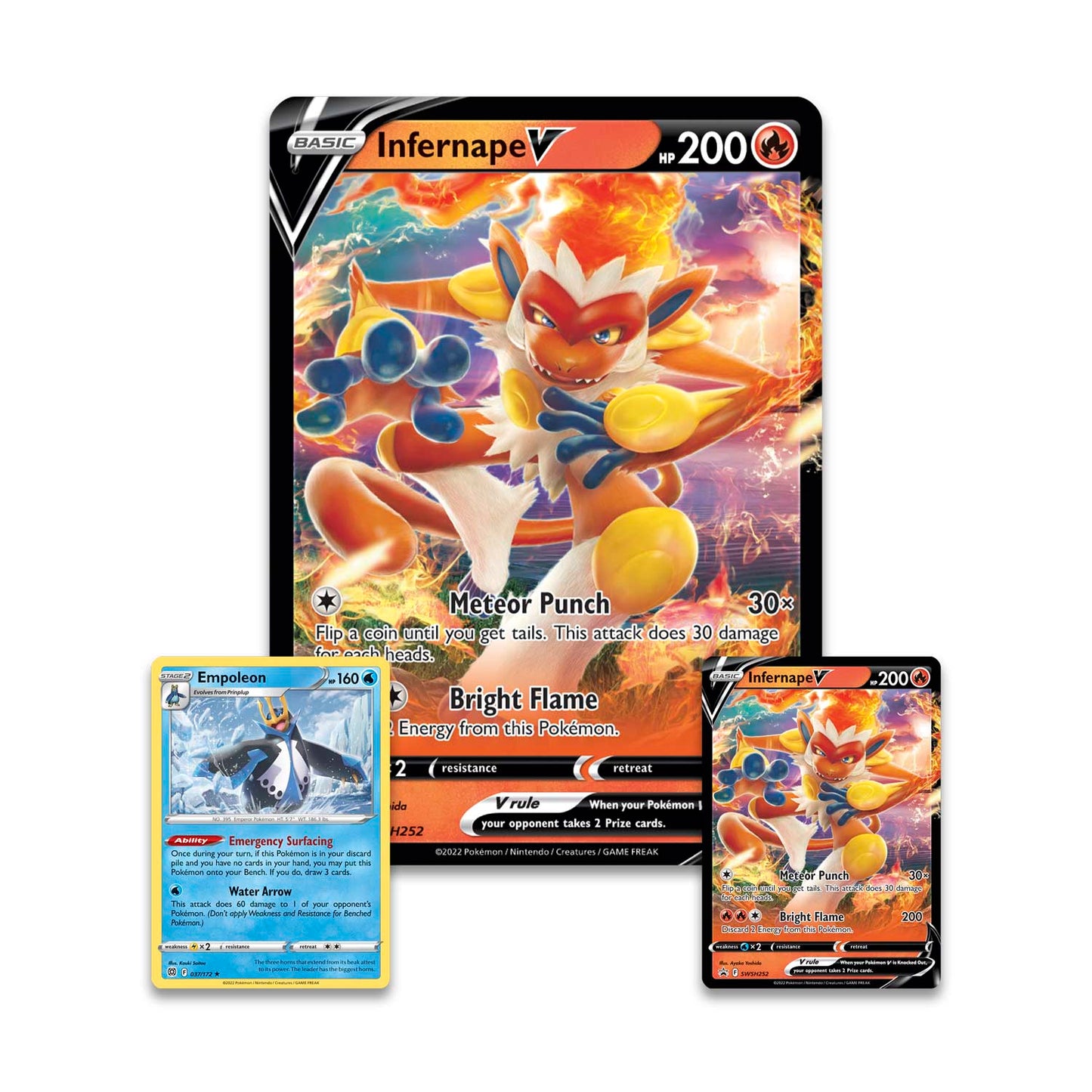 2022 Pokemon Infernape V Box (4 Packs)