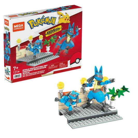 Pokemon Mega Construx - Riolu Evolution Set