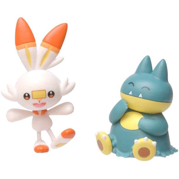 Pokemon Battle Figure Pack - Munchlax + Scorbunny