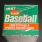 1987 Fleer Baseball Logo Stickers & Updated Trading Cards (Sealed)