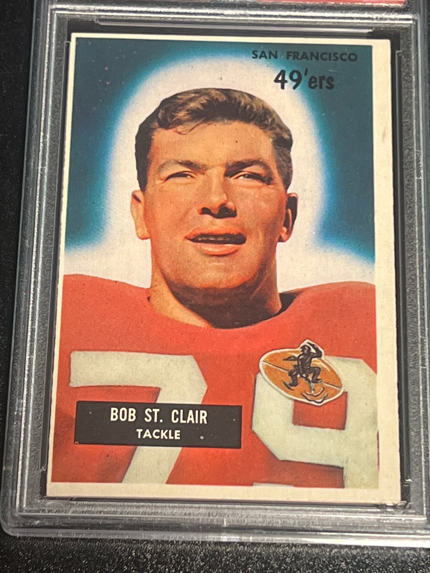 1955 Bowman BOB ST. CLAIR - PSA 8(OC)