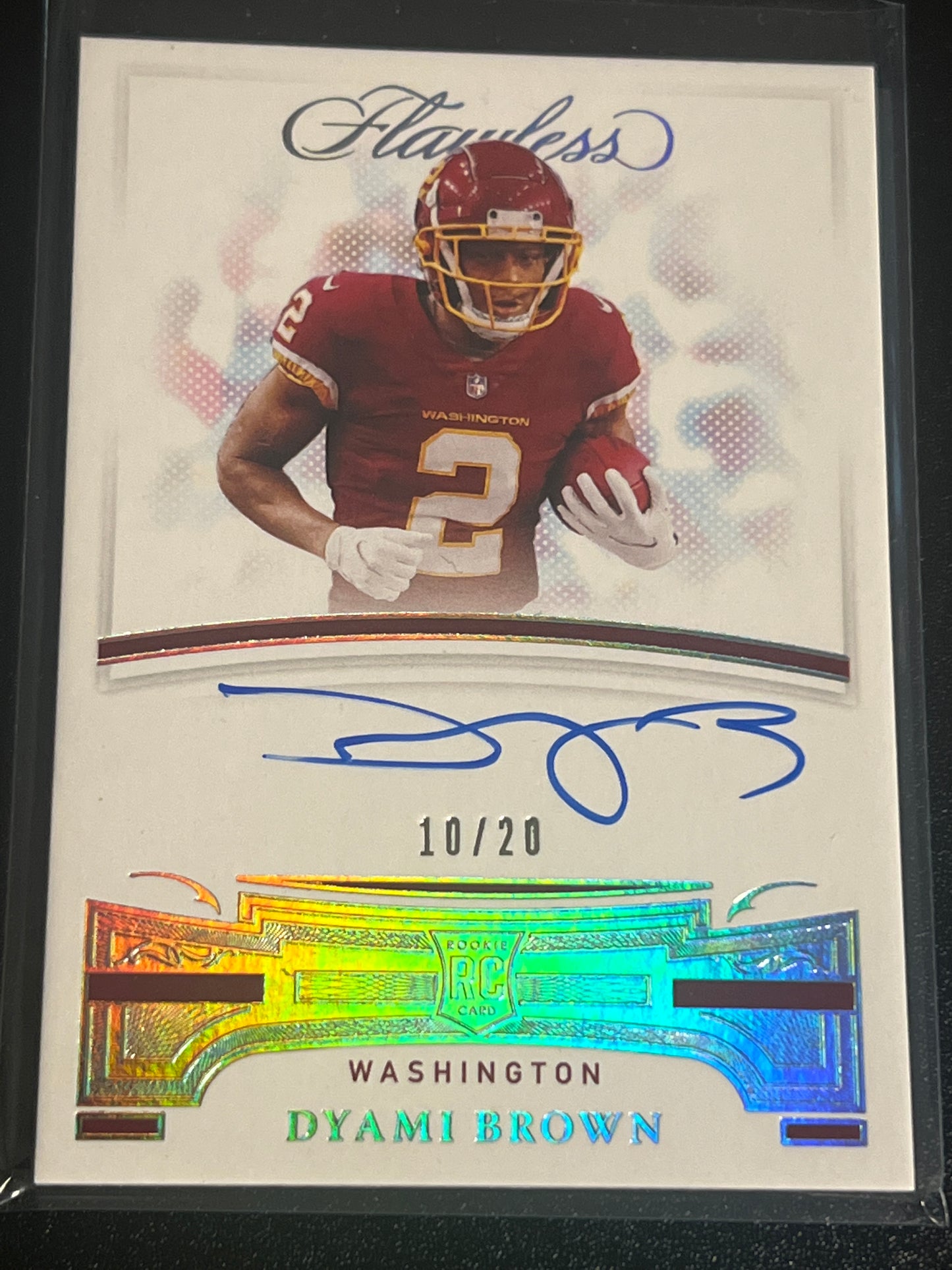 2021 Panini Flawless - DYAMI BROWN - Auto 10/20 #FRS-DBR