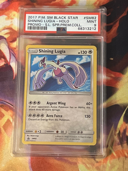 2017 Pokemon Shining Lugia  - Holo Promo - Graded PSA 9 - #SM82