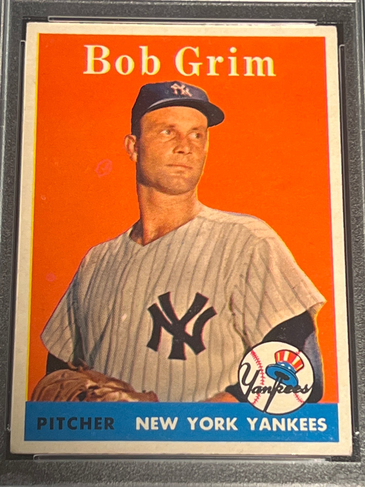 1958 Topps BOB GRIM - PSA 4