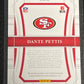 2019 Panini Nat. Treas. DANTE PETTIS - Patch Card - 58/99 - #STR-10