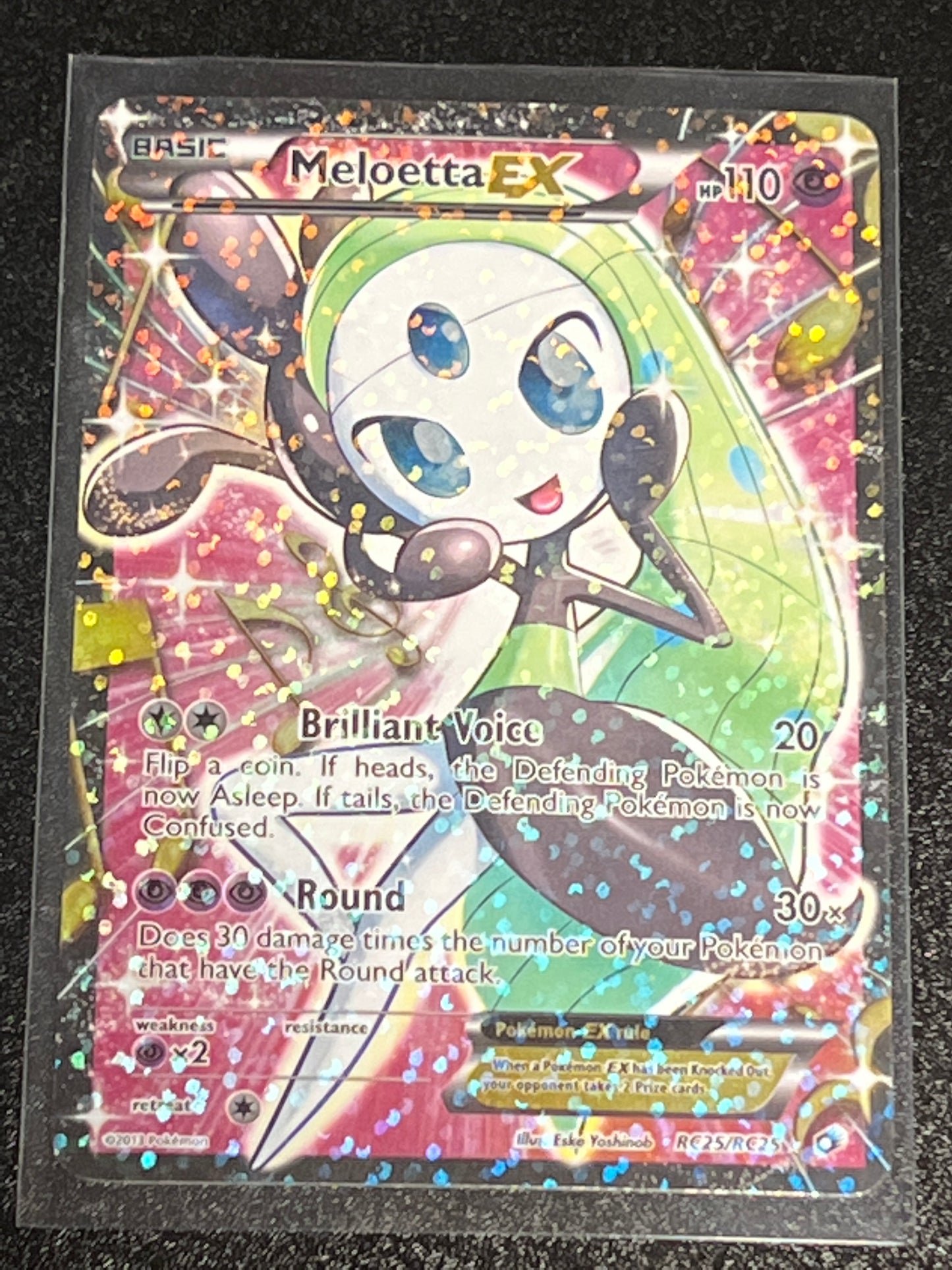 2015 Pokemon MELOETTA EX - Holo - #RC25