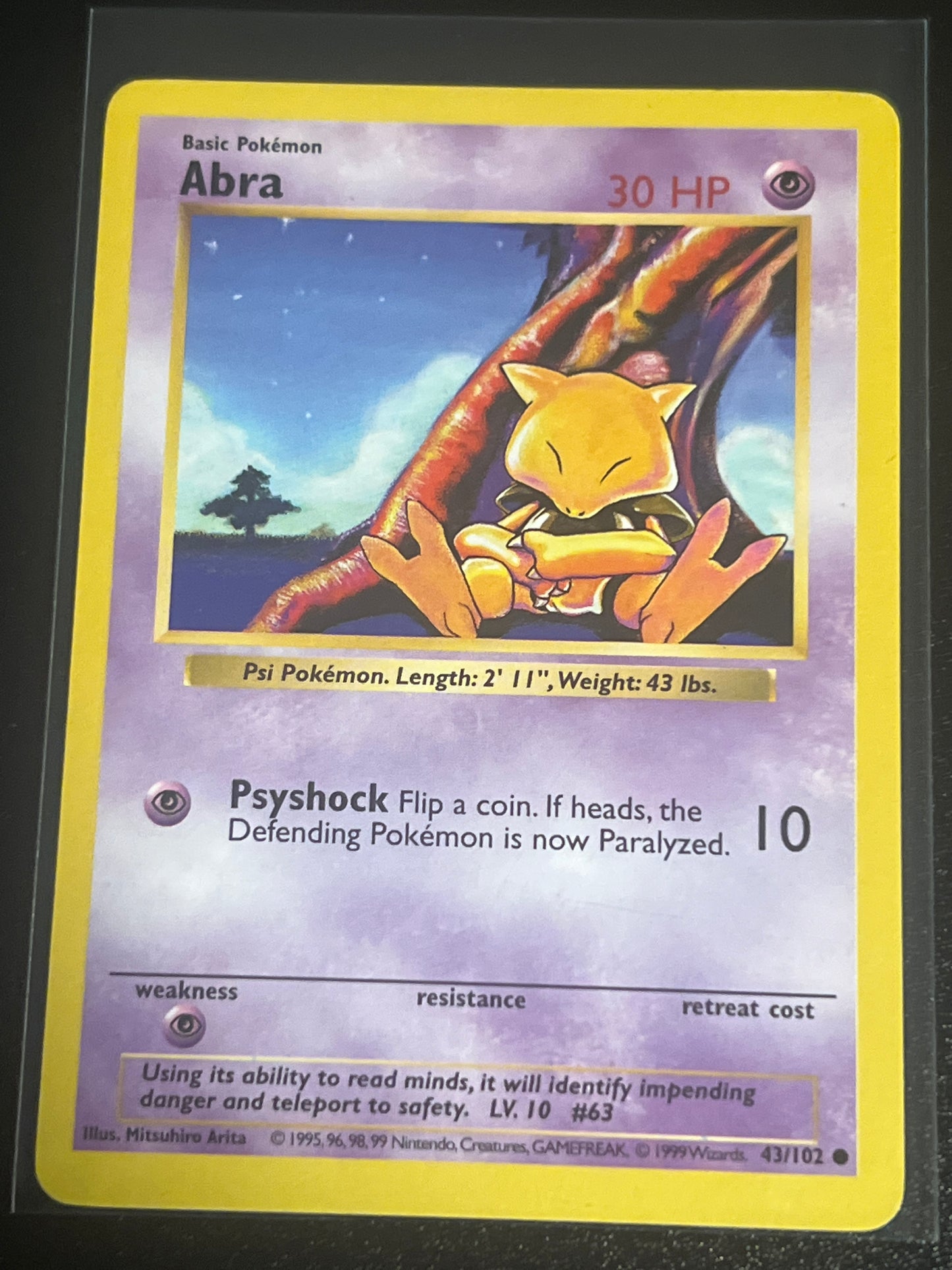 1999 Pokemon ABRA - Shadowless - Base Set - #43