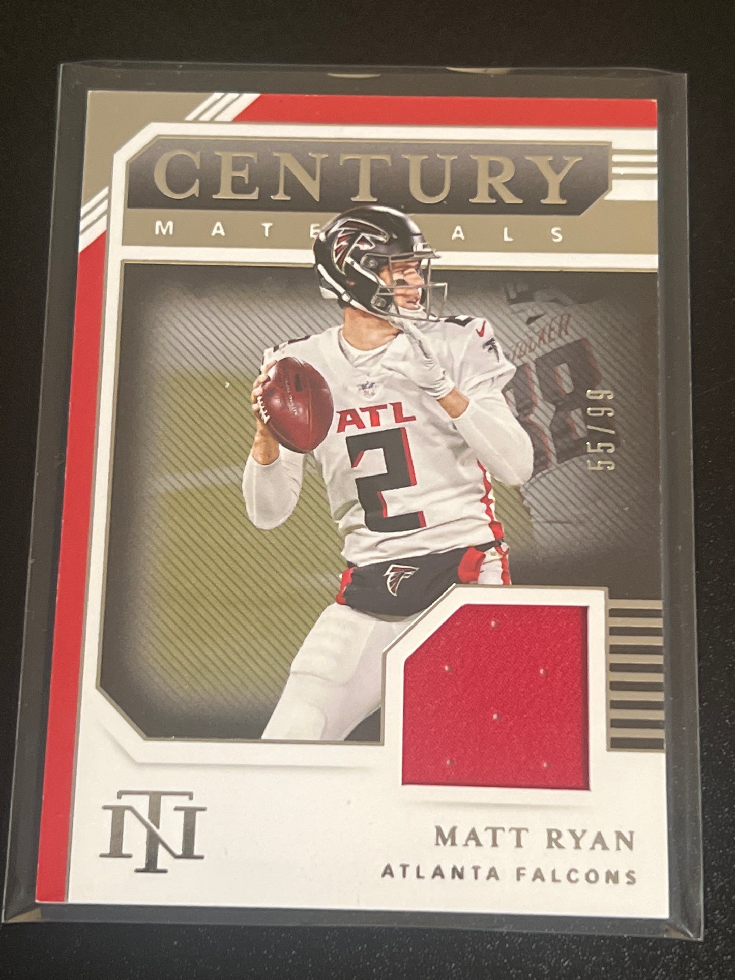 2020 Panini Nat. Treas. MATT RYAN - Patch Card 55/99 - #CM-MR