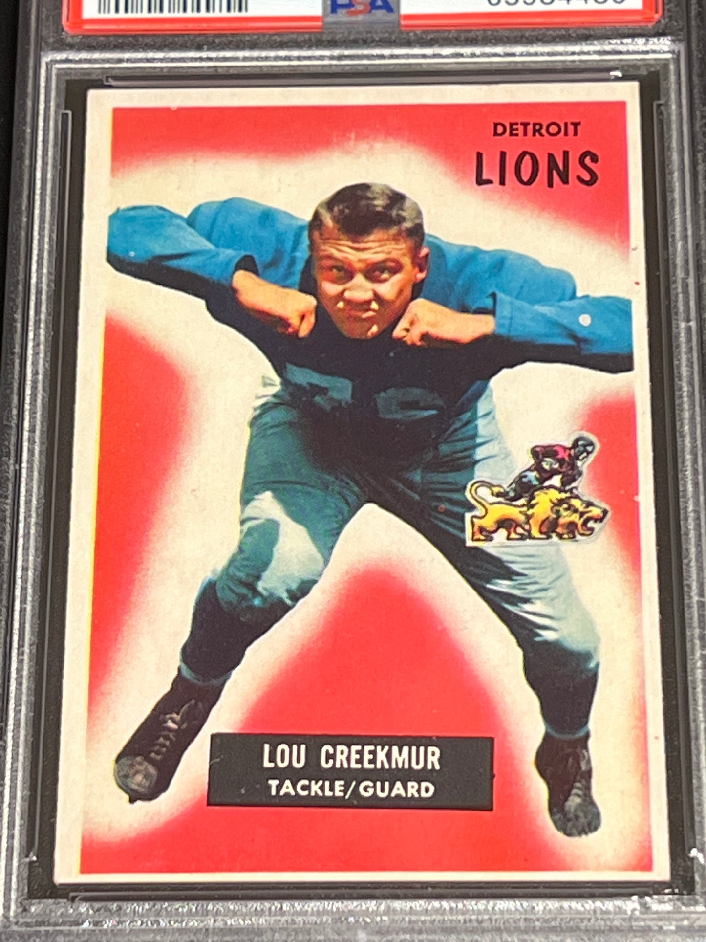 1955 Bowman LOU CREEKMUR - PSA 5 #112