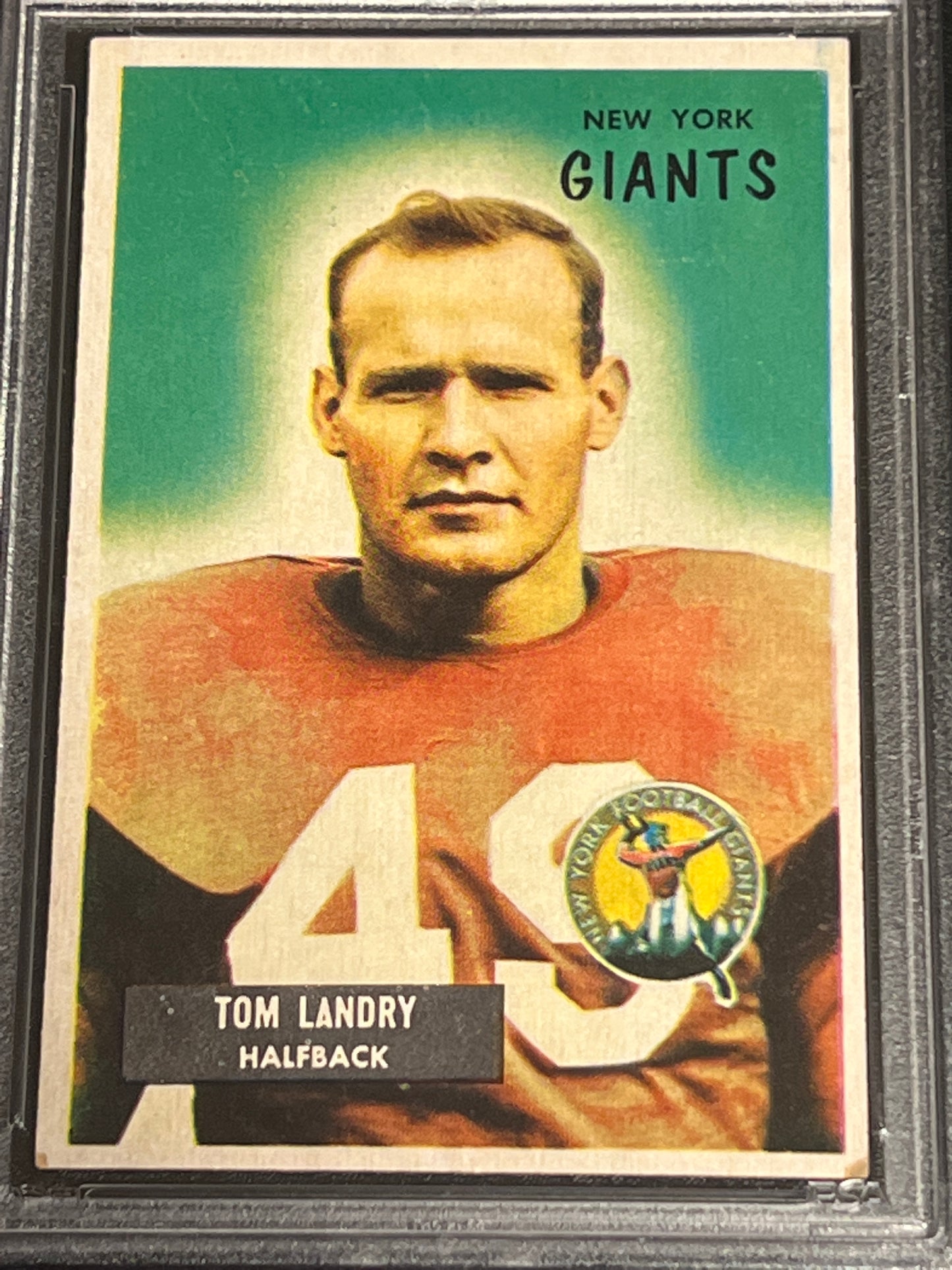 1955 Bowman TOM LANDRY - PSA 1 #152