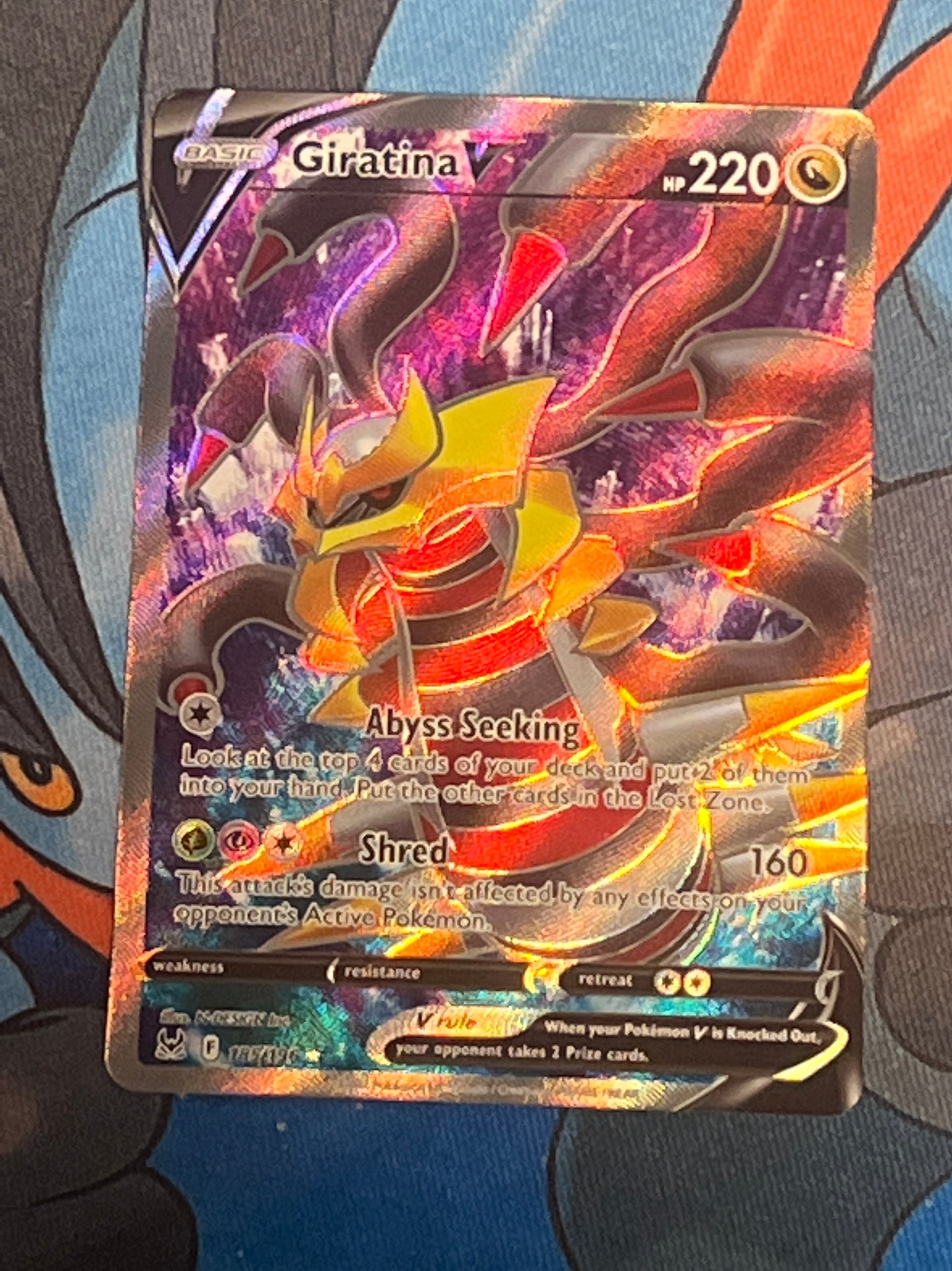 2022 Pokemon Giratina V - Ultra Rare - #185