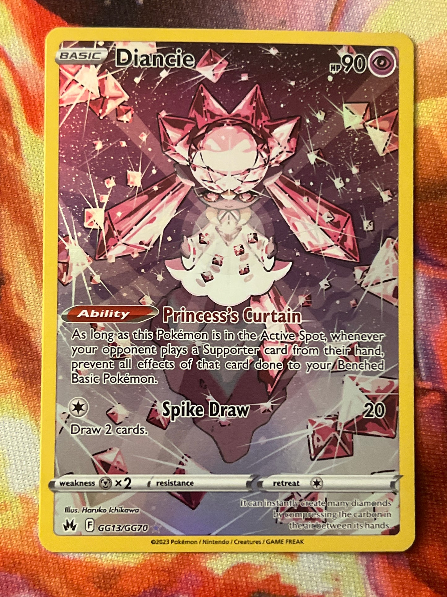 2023 Pokemon Diancie - Galarian Gallery  - #GG13