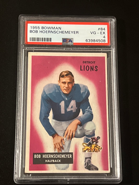 1955 Bowman BOB HOERNSCHEMEYER - PSA 4 #84