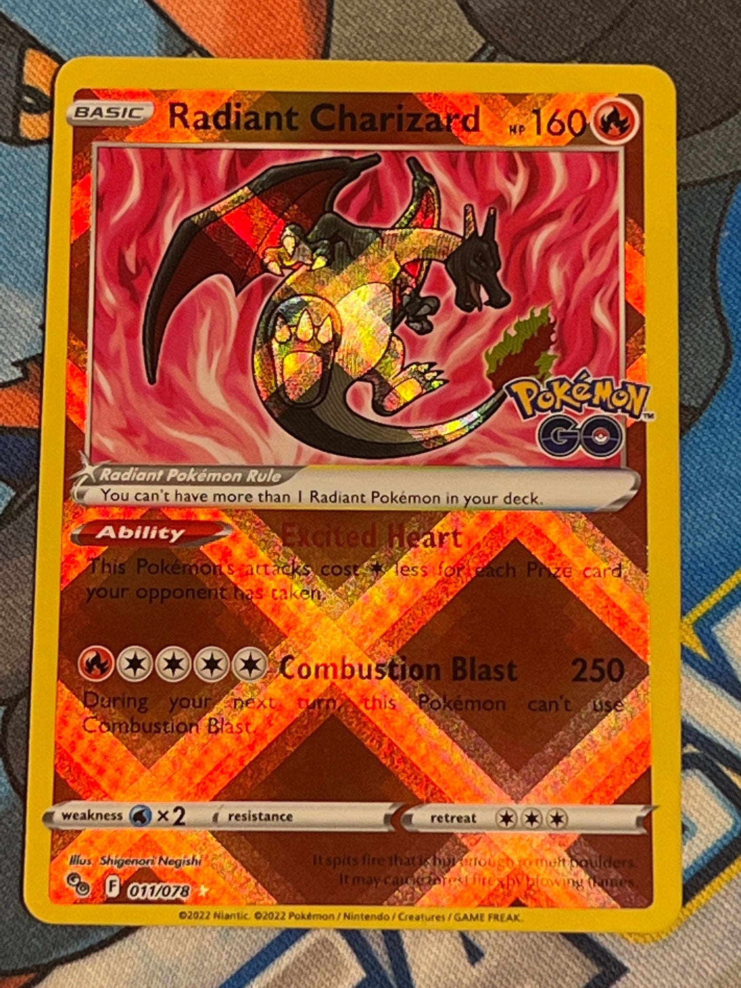 2022 Pokemon Radiant Charizard - Radiant Rare - #11