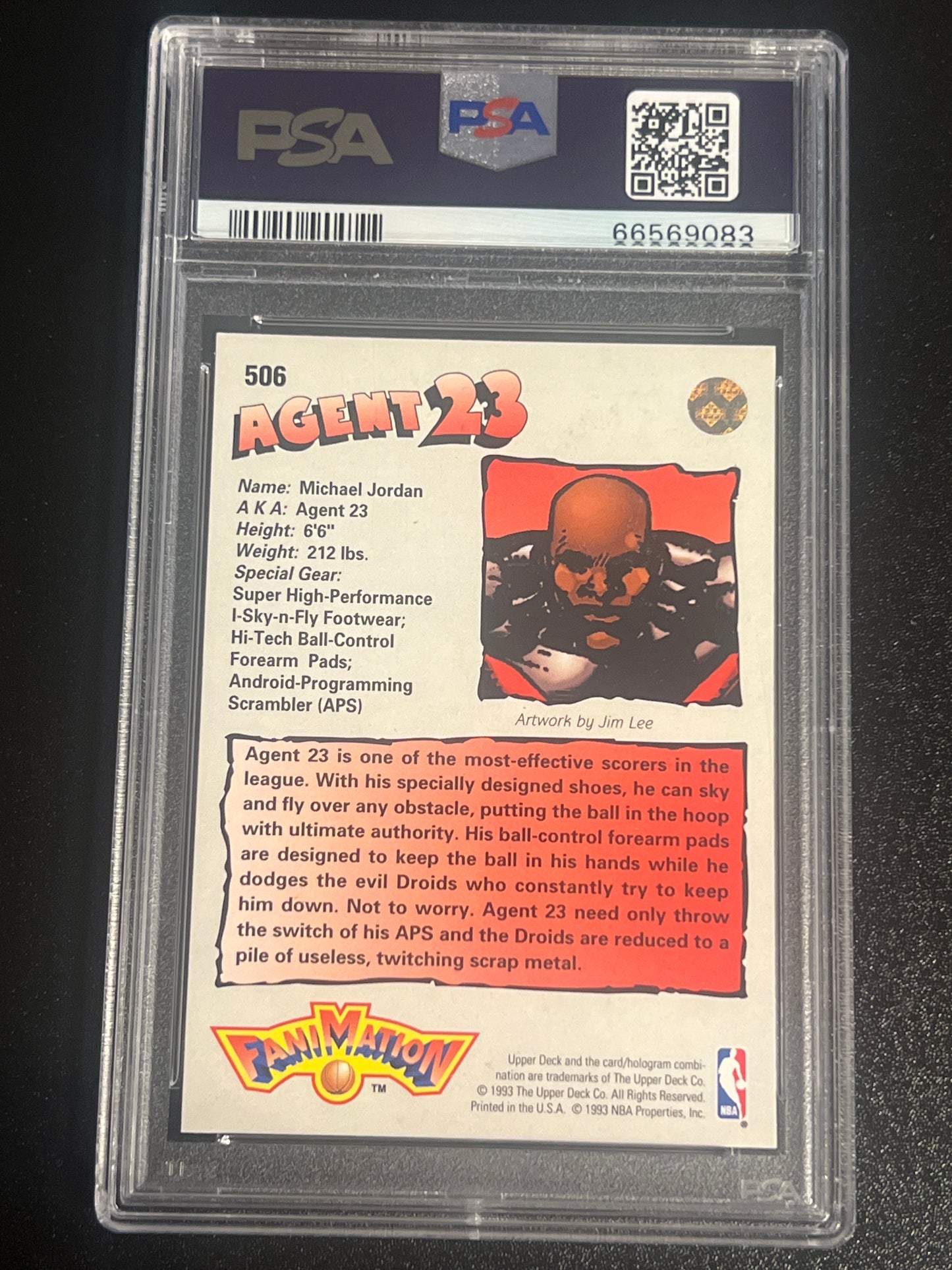 1992 Upper Deck MICHAEL JORDAN - PSA 9 #506