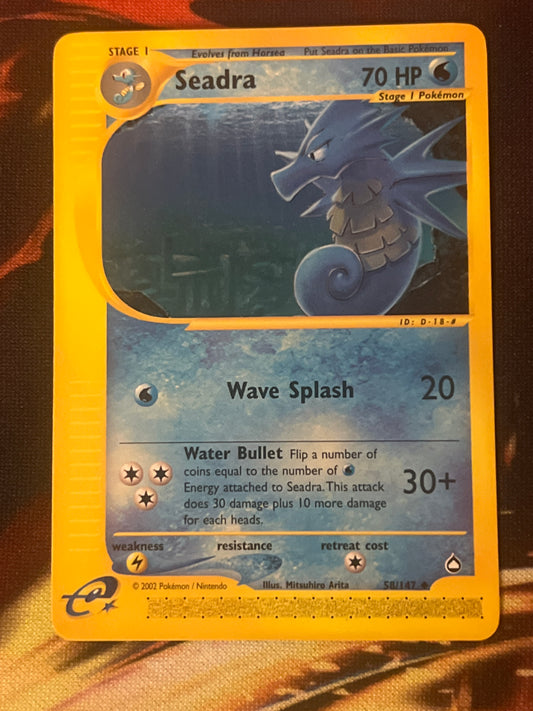 2002 Pokemon Seadra - #58