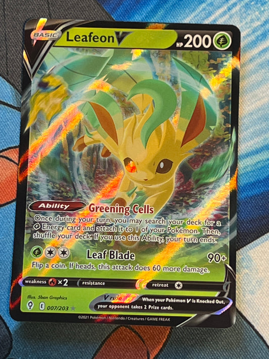 2021 Pokemon Leafeon V - Ultra Rare - #007