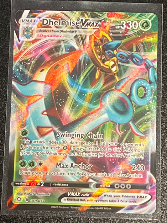 2021 Pokemon Dhelmise Vmax - Ultra Rare - #10