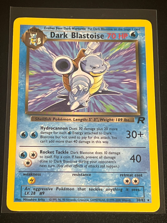 2000 Pokemon DARK BLASTOISE #20