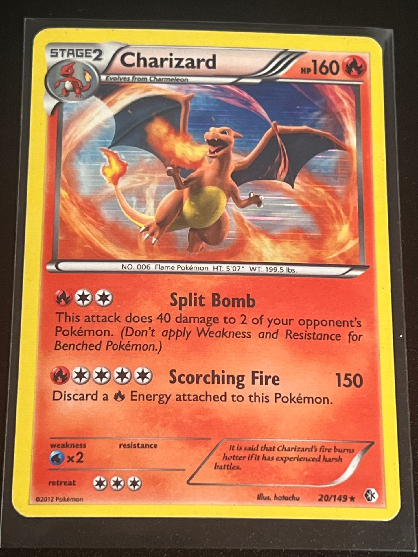 2012 Pokemon CHARIZARD - Holo - #20