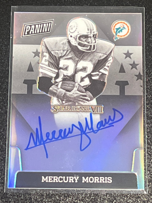 2020 Panini Super Bowl VIII MERCURY MORRIS - AUTO - #SBVIII-MM