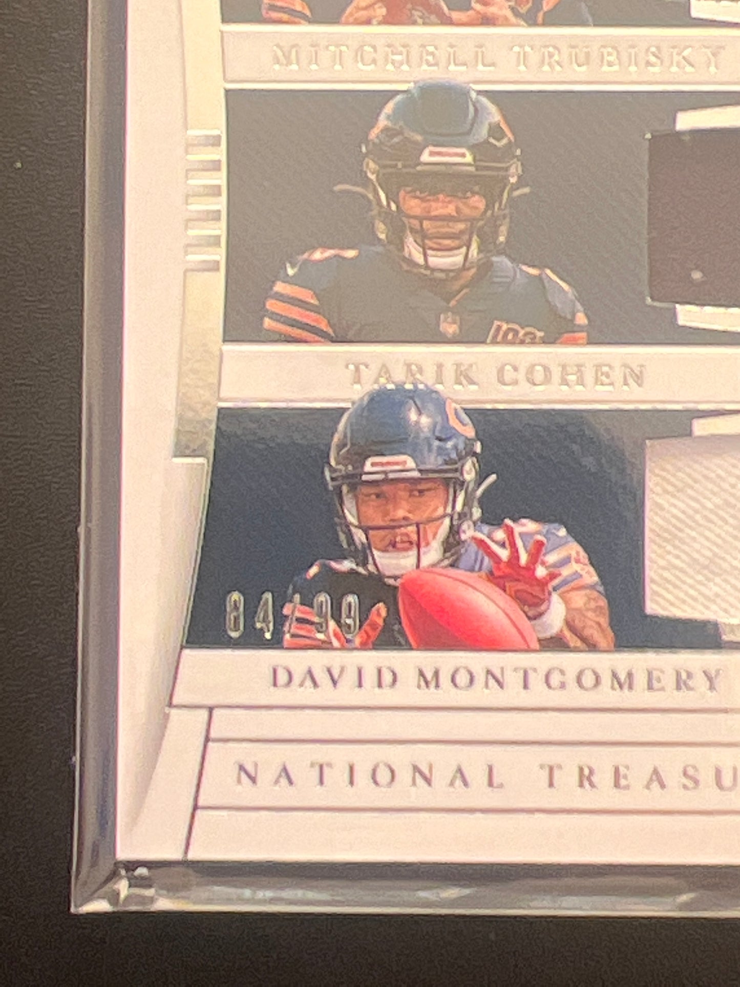 2019 Panini Nat. Treas. TURBISKY/COHEN/MONTGOMERY - Patch Card 84/99