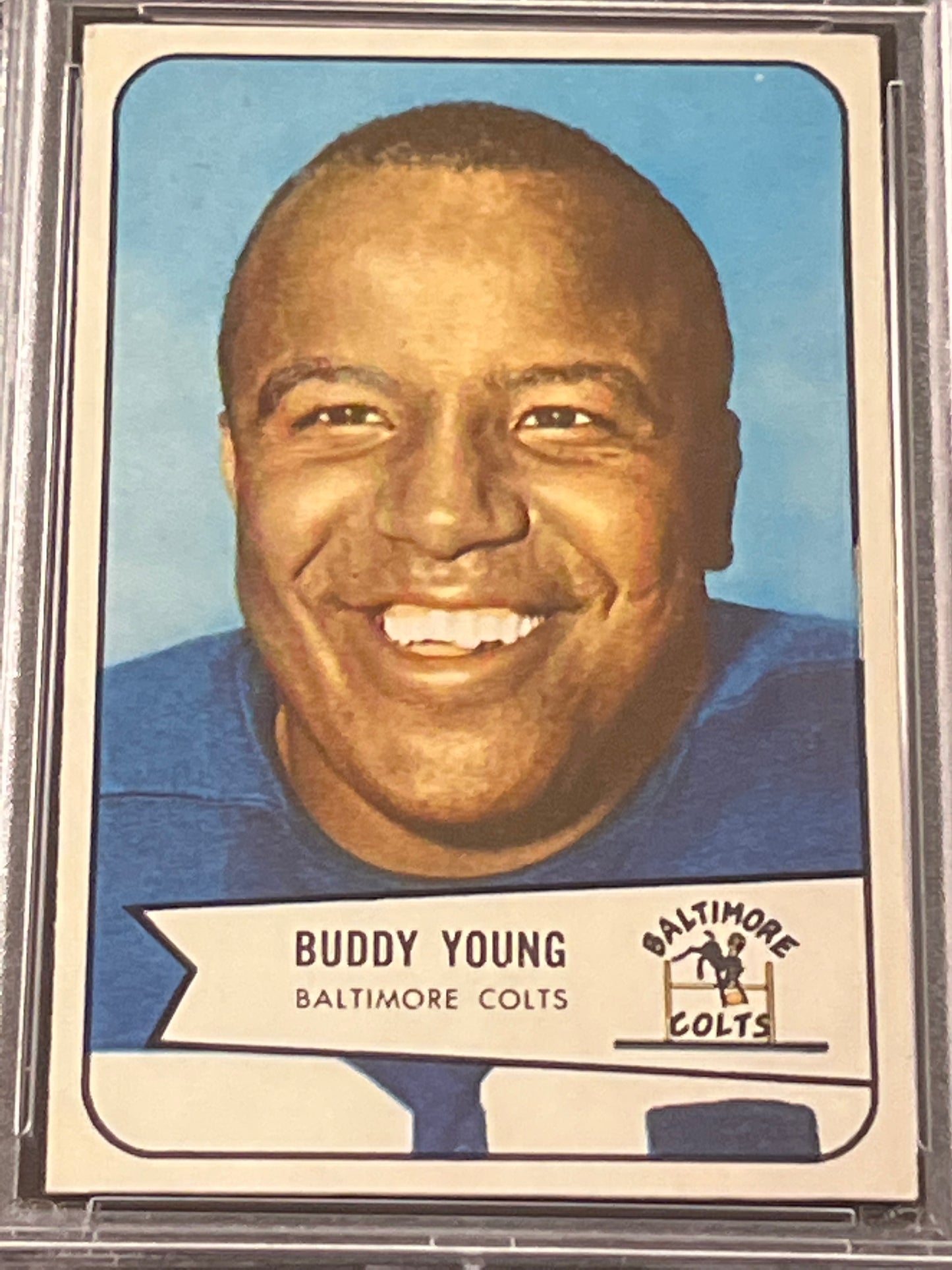 1954 Bowman BUDDY YOUNG - PSA 6