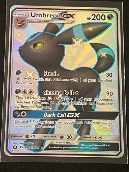 2019 Pokemon UMBREON GX - Holo - #SV69