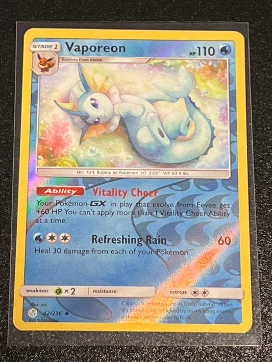 Pokemon VAPOREON - Holo - #42