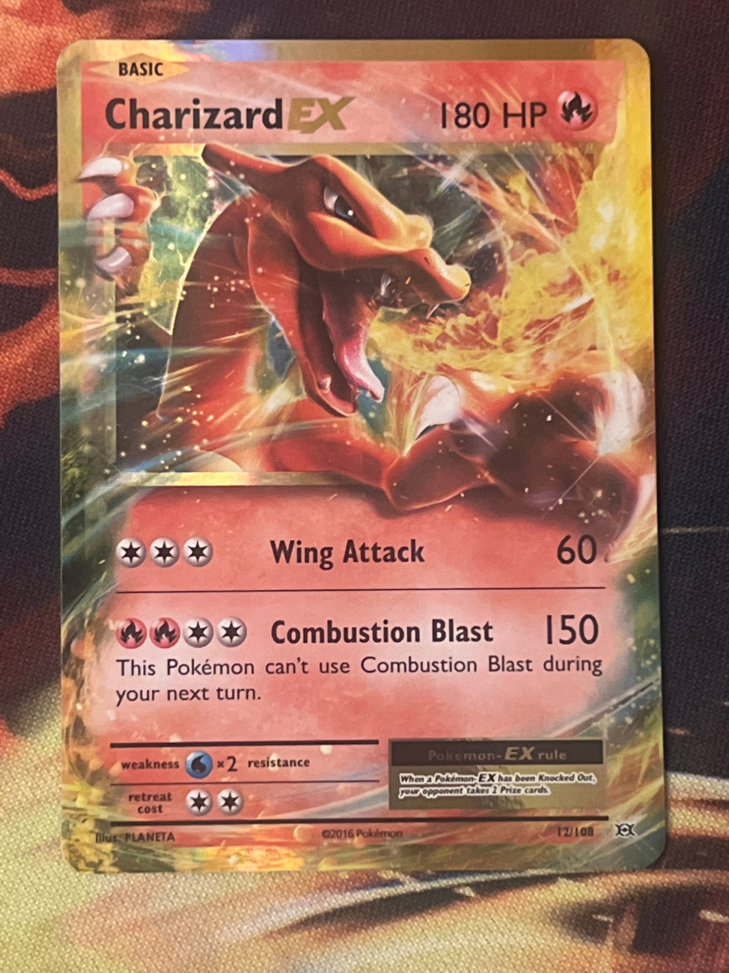 2016  Pokemon Charizard EX - Ultra Rare - #12