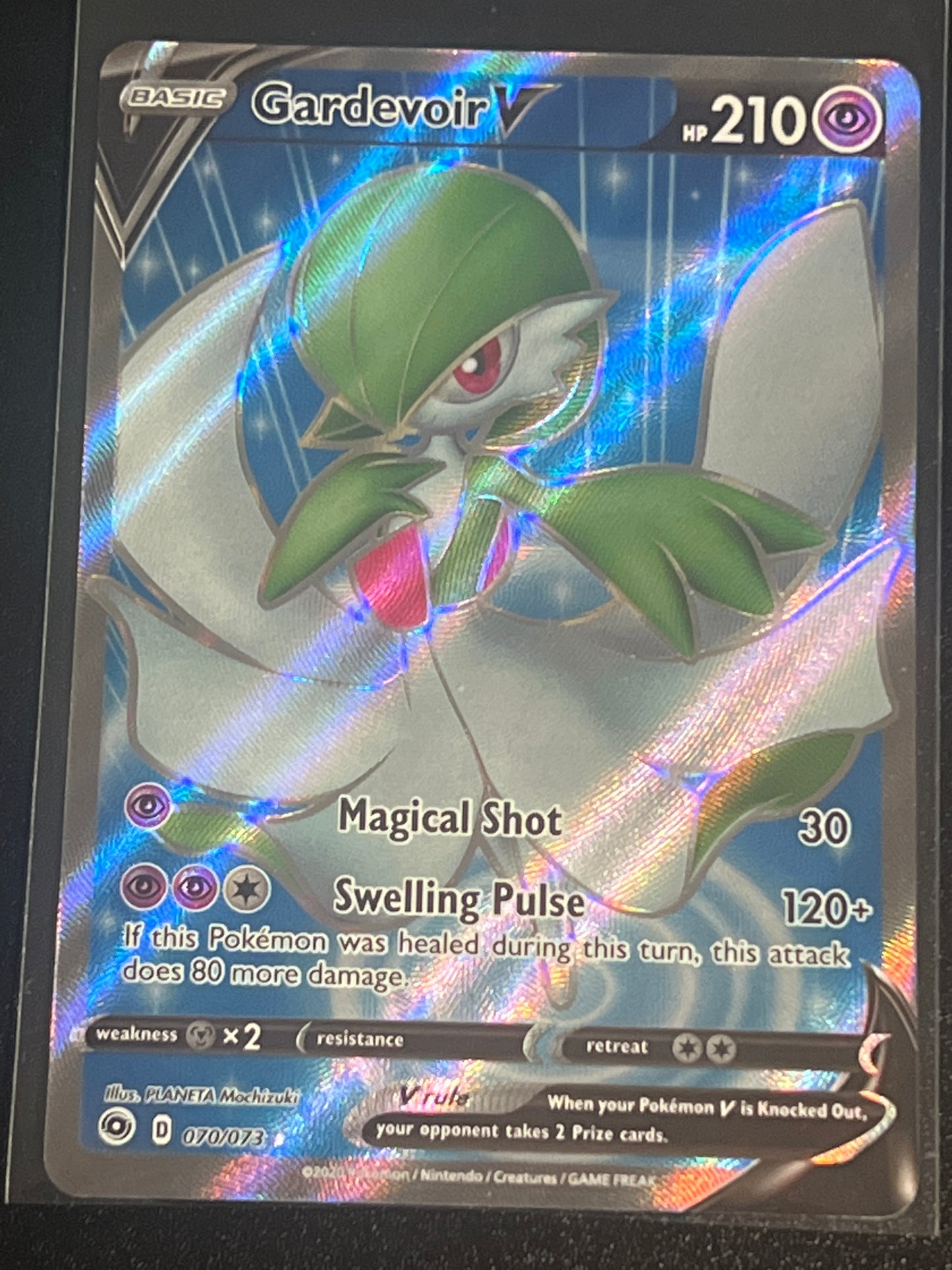 2020 Pokemon GARDEVOIR V- Holo - #070