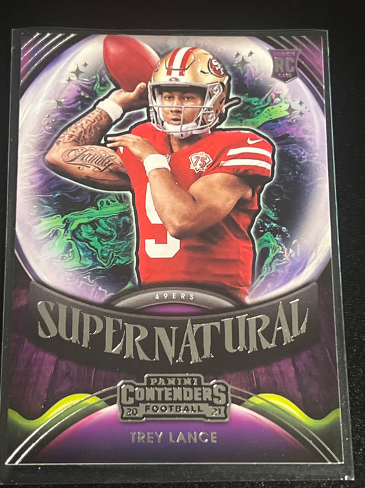 2021 Panini Contenders TREY LANCE - RC - #SN-TLA