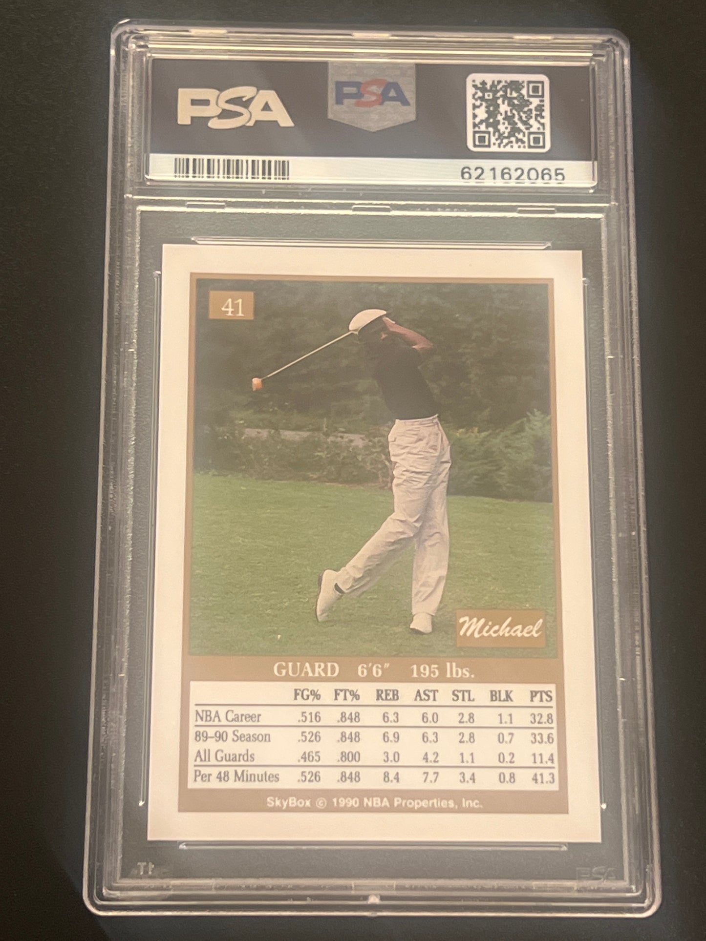 1990 Skybox MICHAEL JORDAN - PSA 9