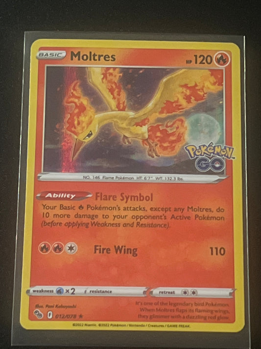 2022 Pokemon MOLTRES -  Holo - #12