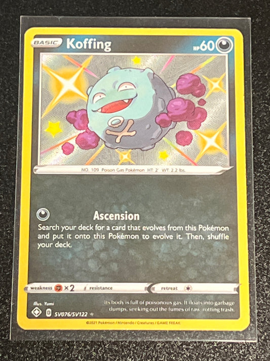 2021 Pokemon KOFFING - Holo - #SV076