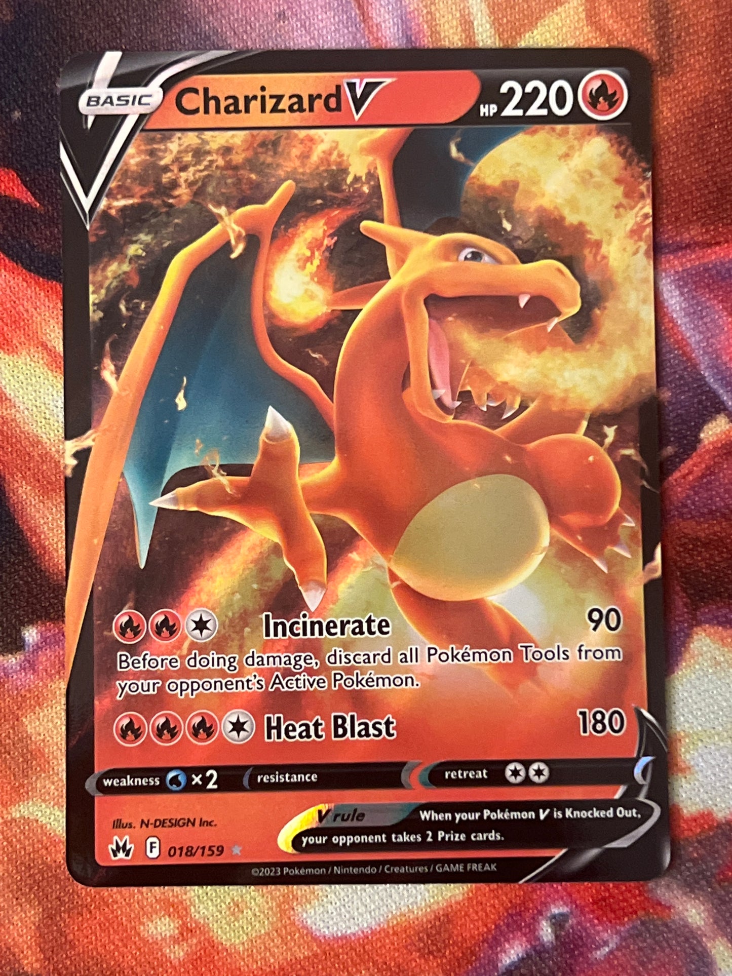 2023 Pokemon Charizard V -  Ultra Rare - #18