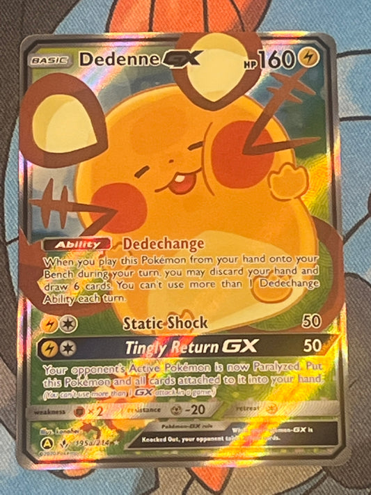 2020 Pokemon Dedenne GX - Ultra Rare - #195a