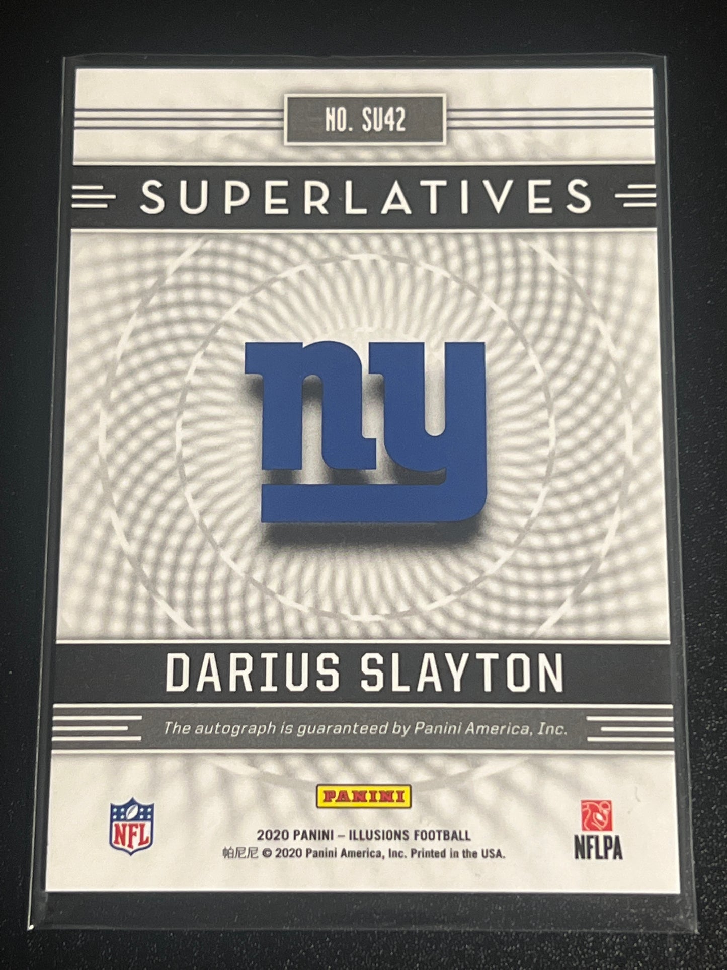 2020 Panini Illusions DARIUS SLAYTON - Auto - 02/50 - #SU42