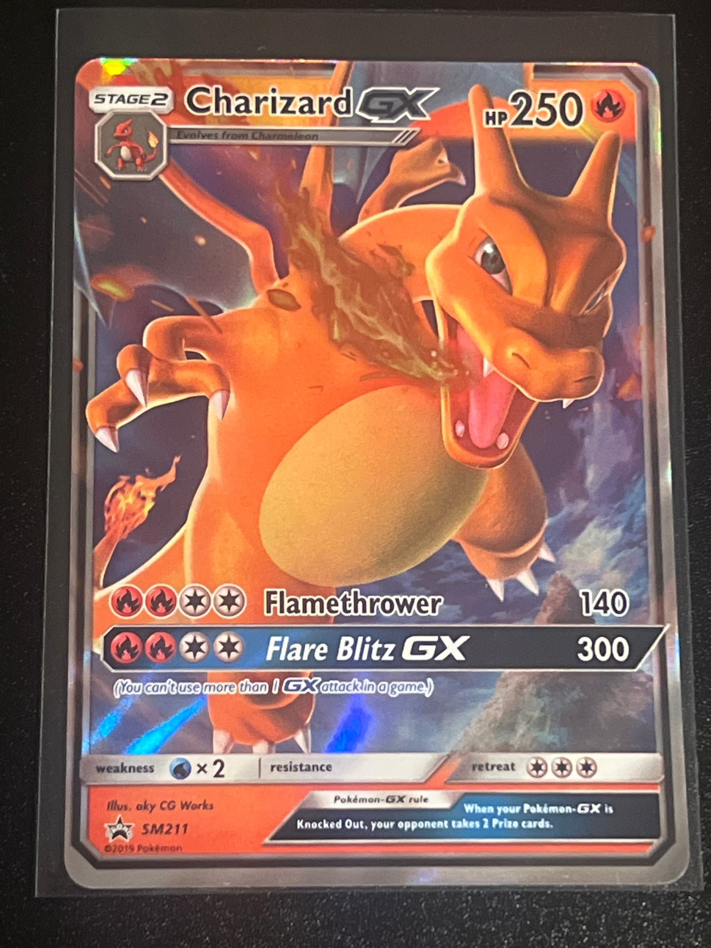 2019 Pokemon CHARIZARD GX - SM211