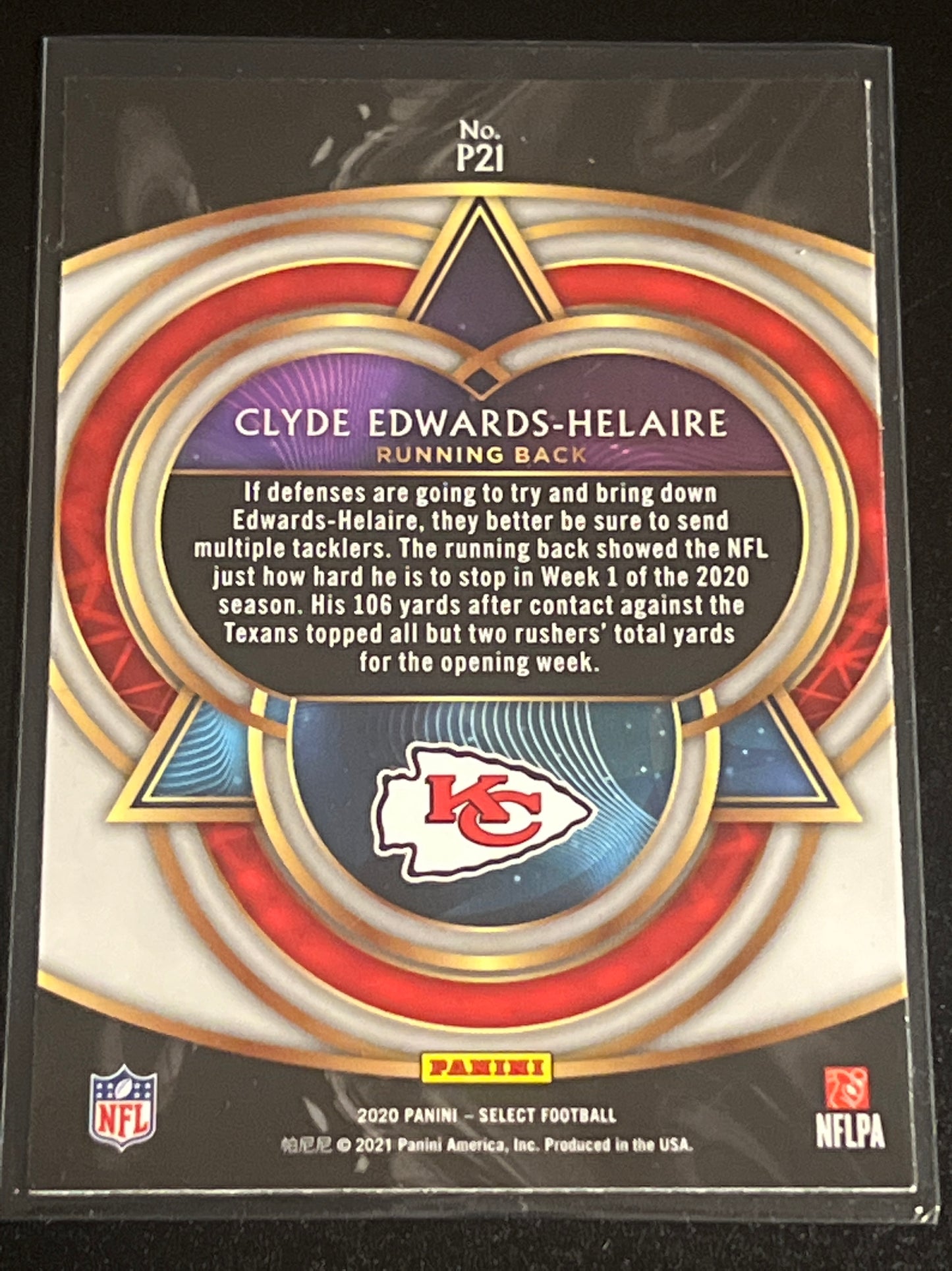 2021 Panini CLYDE EDWARDS-HELAIRE - RC - #P21