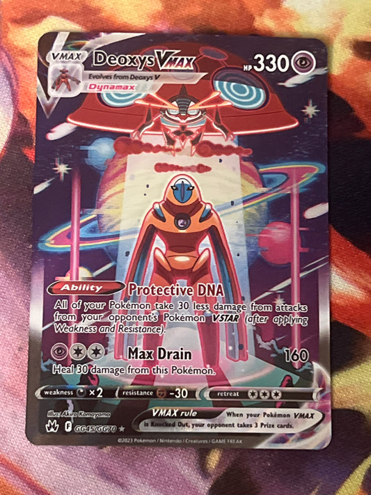 2023 Pokemon Deoxys Vmax - Galarian Gallery - #GG45