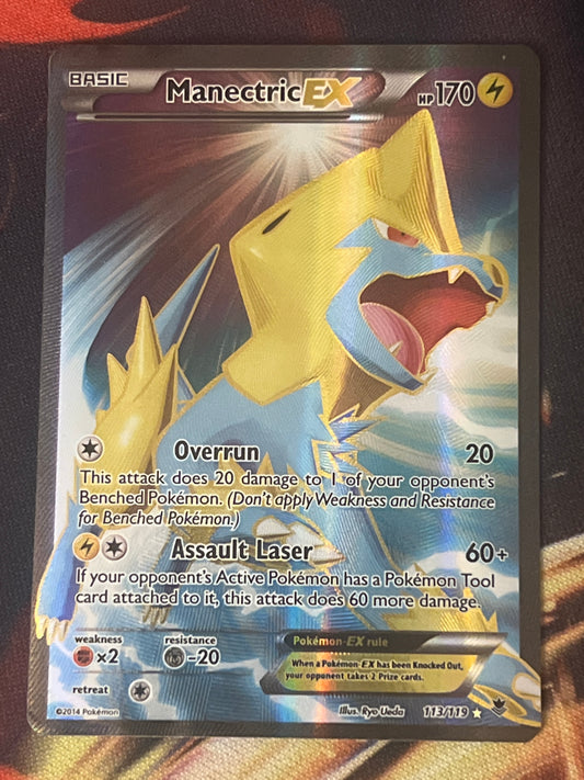 2014 Pokemon Manectric EX - Ultra Rare - #113