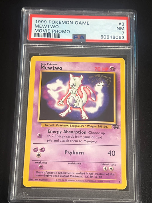 1999 Pokemon Game Mewtwo Movie Promo - PSA 7 #3